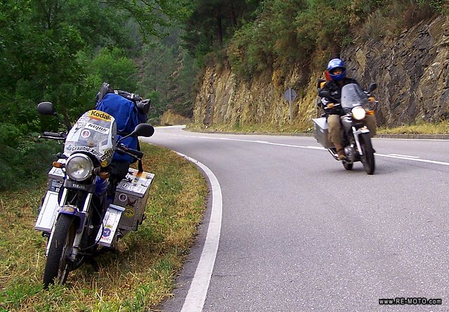 In the province of Asturias we left the coast for a while and rode along the mountain roads...
