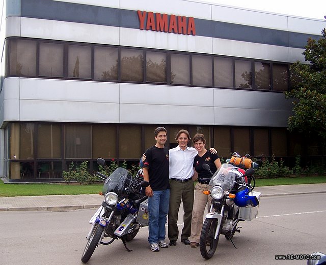 With Alex Cottet of Yamaha Motor Spain. Thanks for the support!