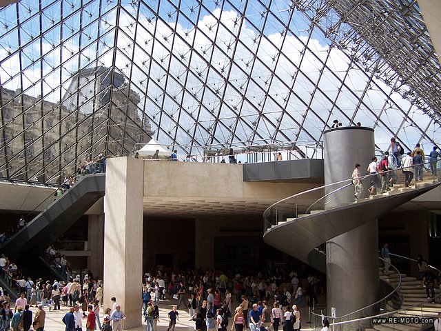 The pyramid of the Louvre