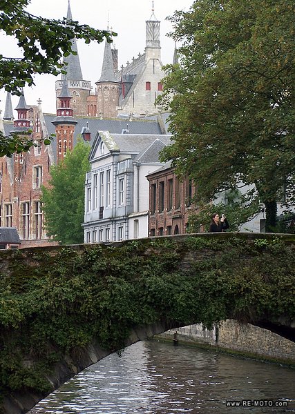The city of Bruges counts more than 50 bridges.