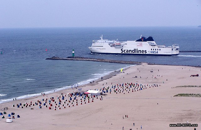 El ferry a Dinamarca y Suecia.