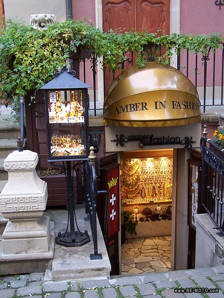 Gdansk - Amber shops.