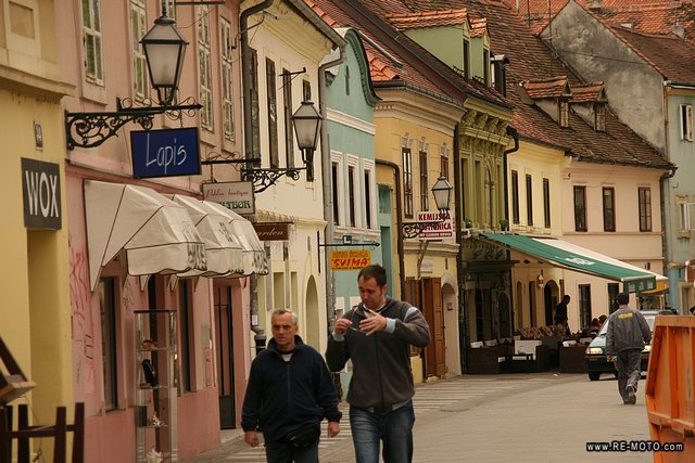 Barrio antiguo de Zagreb.