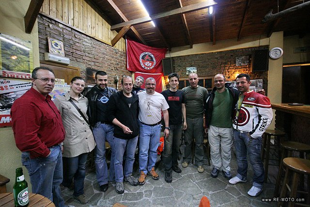 We visited the motorcycle club of Thessaloniki.
