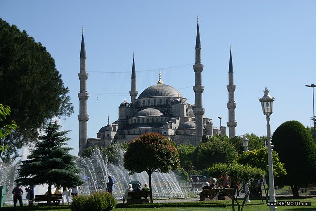 The Blue Mosque or Sultan Ahmed Mosque in Istanbul.