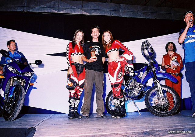 Award of an acknowledgement at the Expo Moto