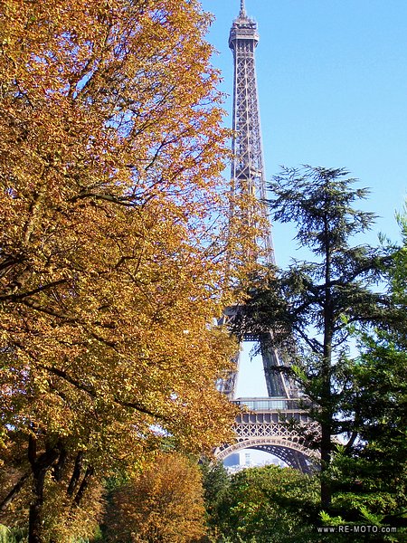 Vista desde los jardines del Palais de Chaillot.