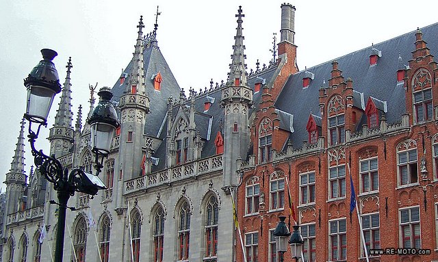 Townhall and post office of Bruges.