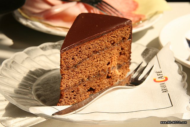 The most typical Viennese cake: Sachertorte.