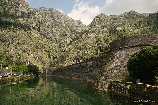 We reached the walled city of Kotor, a world heritage site.