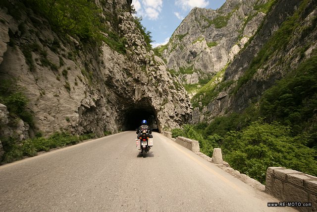 The mountains of Montenegro seem like they were made to be discovered on motorcycle.