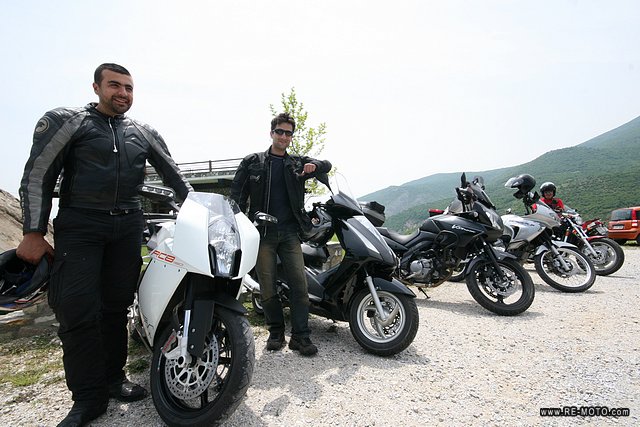 Vasileios with his brand-new KTM RC8