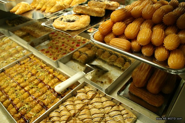 We found Greek cakes and sweets to be among the best in the world.