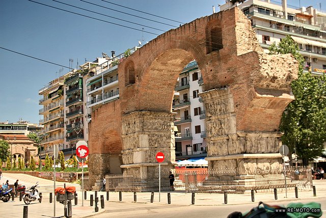 Ruins of the ancient Thessaloniki.