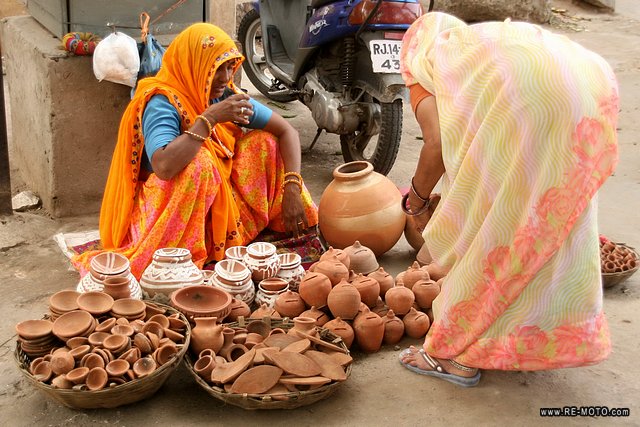 Street stallholders in Jaipur.