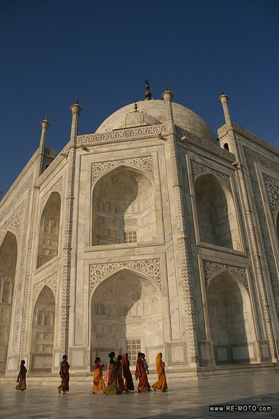 Emperor Sha Jahan built the Taj Mahal in honour of his wife, who died giving birth to their 14th son. 