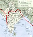 Landkarte von: Indien
